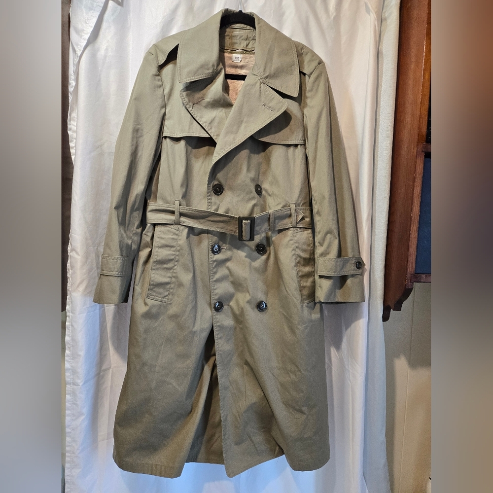 Men's DSCP Military Trench Coat 38R